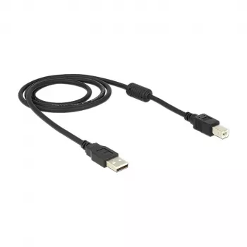Cavo USB DeLOCK 83566 USB 2.0 1 m USB A USB B nero