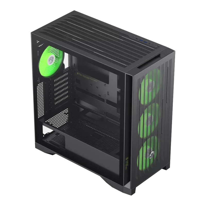 Case Gamemax | LEADER 2 BK | nero | E-ATX | alimentatore non incluso
