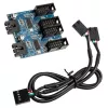 Hub USB 2.0 Akasa AK-CBUB64-30BK da 1 a 4 porte USB 2.0