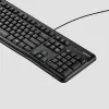 Logitech Desktop MK120 combo, nero, con filo, layout svizzero, 920-002504