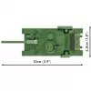 Set di costruzione Cobi modello carro armato T-34-85 — 110 pezzi, età 6+, verde