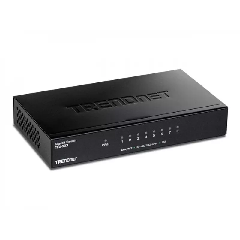 TRENDNET switch 8 porte Gigabit con case in metallo