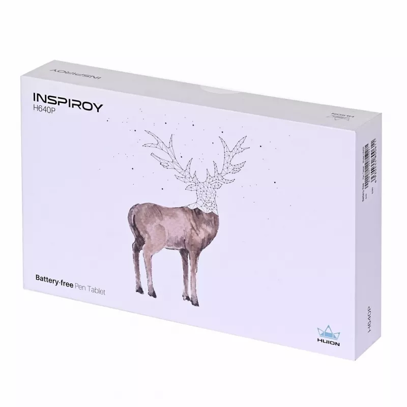 HUION H640P tavoletta grafica 5080 lpi 160 x 99 mm USB nero