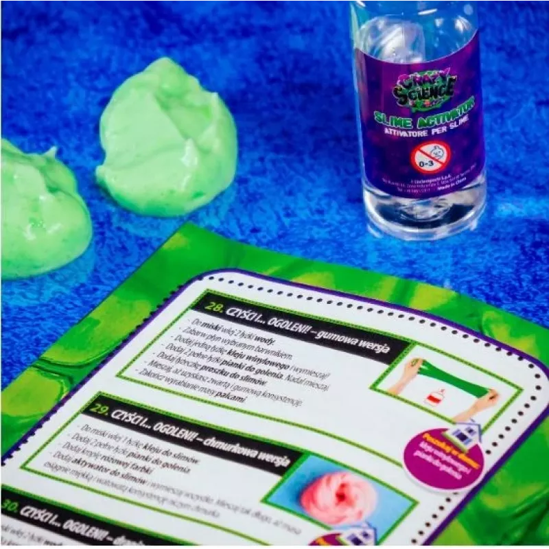 Kit scientifico Liscianigiochi Crazy Science Slime Camaleonte 304-PL89246 – set didattico di esperimenti con lo slime