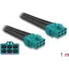 Cavo DeLOCK HDMTD Z sei connettori femmina su HDMTD Z sei connettori femmina 1 m