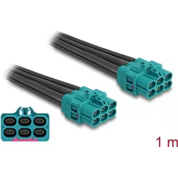 Cavo DeLOCK HDMTD Z sei connettori femmina su HDMTD Z sei connettori femmina 1 m
