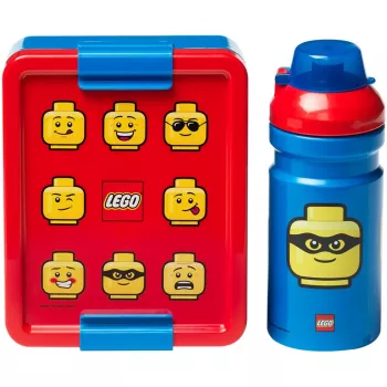 Set pranzo LEGO 40580001 Bright Blue – portapranzo e set borracce per bambini