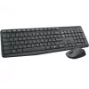 Logitech MK235 tastiera e mouse wireless combo full-size grigio