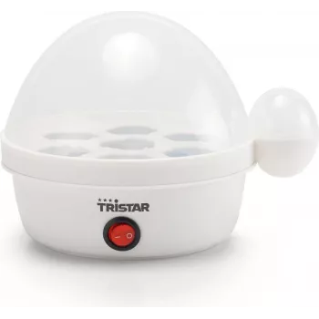 Cuociuova Tristar EK-3074 — capacità 7 uova, 350 W, trasparente/bianco