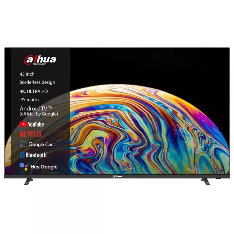 Dahua Technology DHI-LTV43-SD400 TV 108 cm (42,5 inch) 4K Ultra HD Smart TV Wi-Fi nero 260 cd/m²