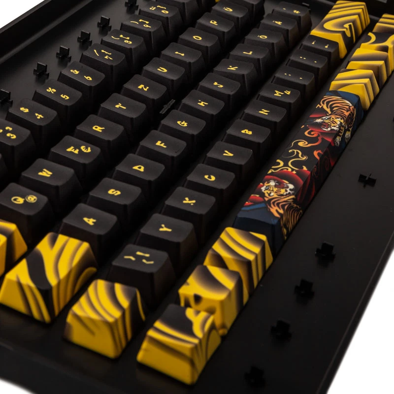 Set tasti Triton TIGER SKETCH Limited — materiale PBT, layout tedesco (DE)