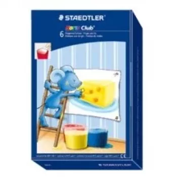 Colori a dita Staedtler Noris Club 8801 multicolore 6 pz.