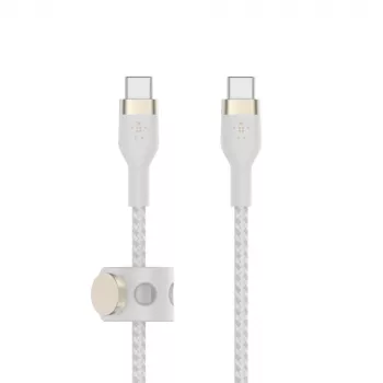 Belkin BOOSTCHARGE PRO Flex Cavo USB 3 m USB 2.0 USB C bianco (CAB011BT3MWH)