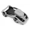 Nastro per stampante Zebra 800300-301, nero, compatibile con ZC100/ZC300, 2000 pagine, 19200 mm × 58 mm