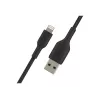 Cavo intrecciato USB-Lightning 1m nero