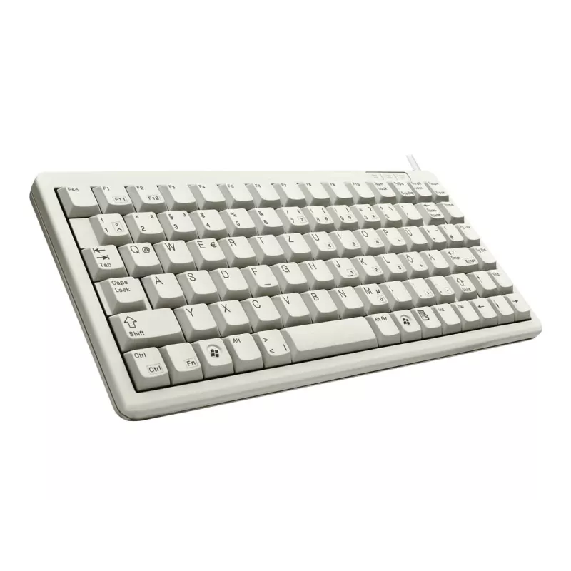 Cherry G84-4100 tastiera compatta, grigio chiaro, USB/PS/2