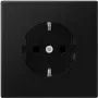 JUNG LS 1520 SWM - Tipo F - 1 modulo - 2P - nero - termoplastica - universale