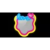 Luce LED neon per specchio MANTA MASNL131MT – design 'LOVE', illuminazione LED neon integrata