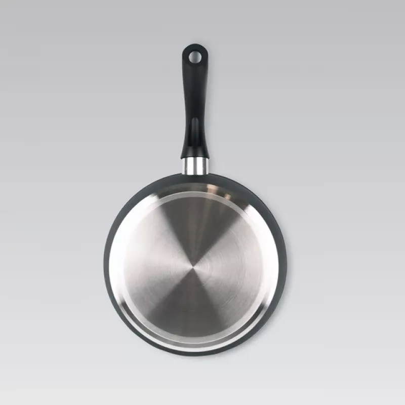 Padella Maestro MR-1205-28 con coperchio, 28 cm, nero