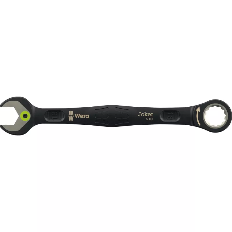 Wera 6000 Joker Black Edition set di chiavi combinate a cricchetto, 11 pz.