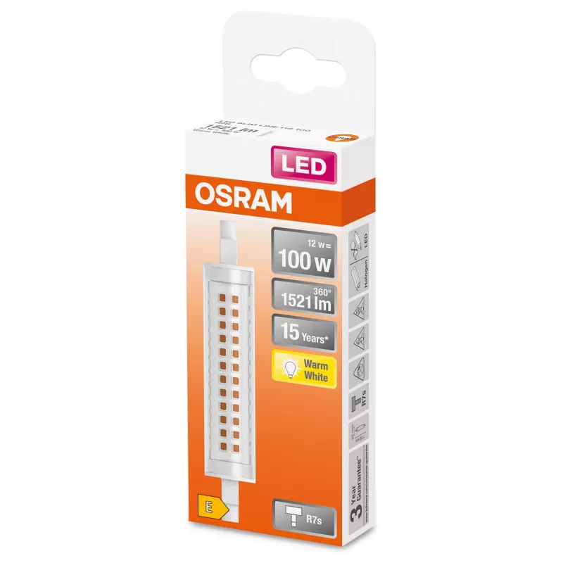 LEDvance Osram schlank LINE Lampadina LED 12 W R7s 1521 lm 2700 K