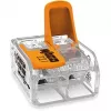 WAGO 221-612 - dritto - 450 V - arancione - trasparente - EN 60664