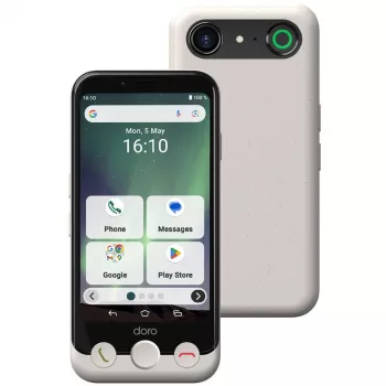 Smartphone Doro Aurora A10 4,5 pollici 4GB RAM 64GB nero bianco