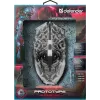 Defender PROTOTYPE GM-670L mouse da gaming, ottico, 2400 DPI, cablato USB, ambidestro, illuminato, nero