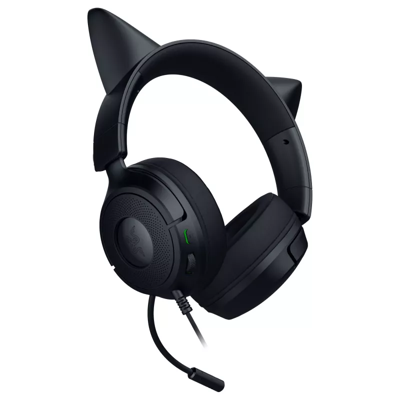 Headset gaming cablato Razer Kraken Kitty V3 X — on-ear, microfono integrato