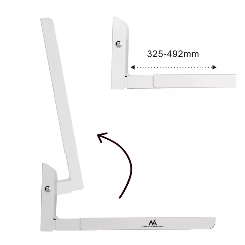 Maclean MC-915W maniglia di ricambio per porta microonde, bianco