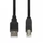 iBox IKU2D cavo USB 3 m USB 2.0 USB A USB B nero