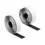 Fascia a velcro DeLOCK 19072 autoadesiva 5 m x 25 mm nera