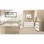 Topeshop M2 SONOMA MIX comodino 2 cassetti rovere, bianco