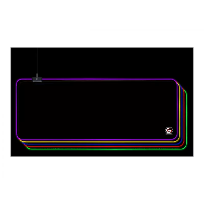 Tappetino per mouse Gembird MP-GAMELED-L tappetino per mouse gaming nero