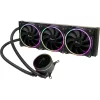 Dissipatore liquido all-in-one INTER-TECH LC-360 RGB — ventola 12 cm, cuscinetto idraulico, nero