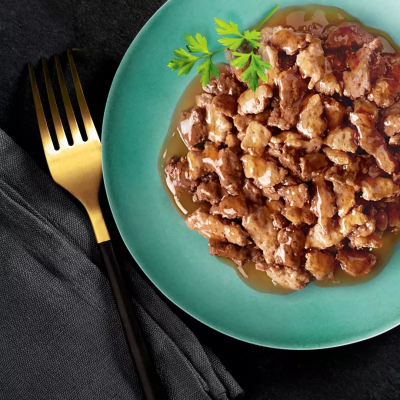 Cibo umido per gatti Sheba Moist, bustine 12×85 g (1020 g), pollo e agnello, adulti