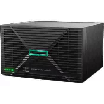 HPE ProLiant MicroServer Gen11 E-2434 4c 32GB-U 4LFF-NHP 2x4TB HDD 180W alimentatore esterno EMEA Cmp Mod Svr