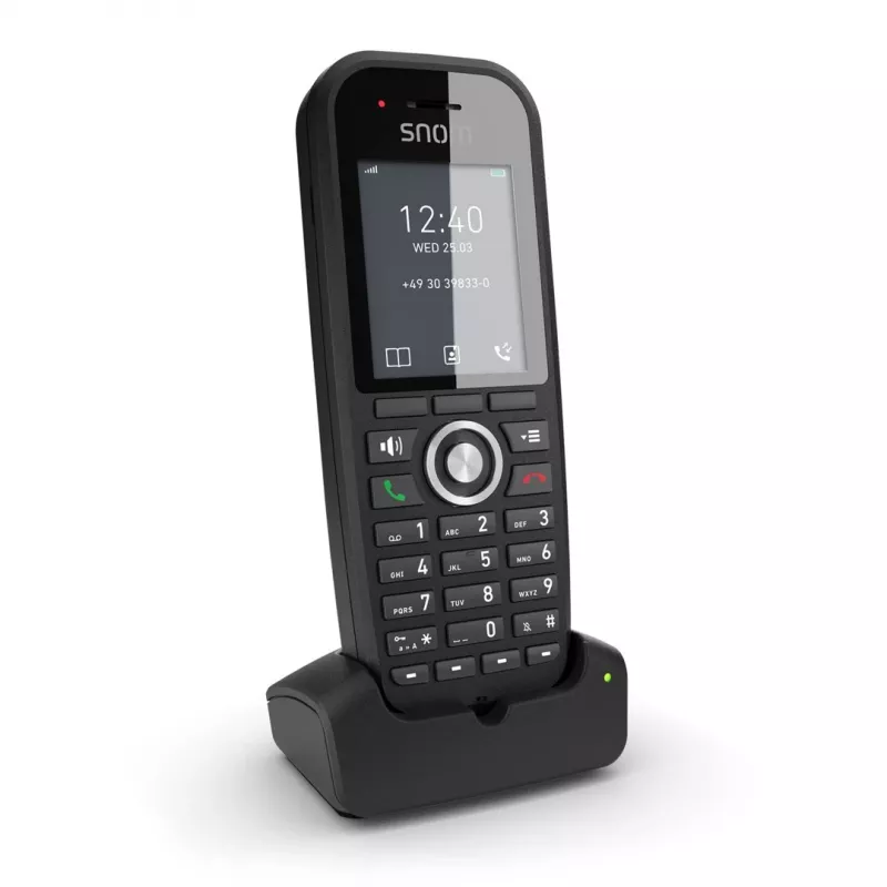 Telefono DECT Snom M30 IP DECT Handset cordless nero