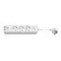 Goobay Ciabatta multipla 3 prese con interruttore e USB, cavo 1,5 m, tipo F