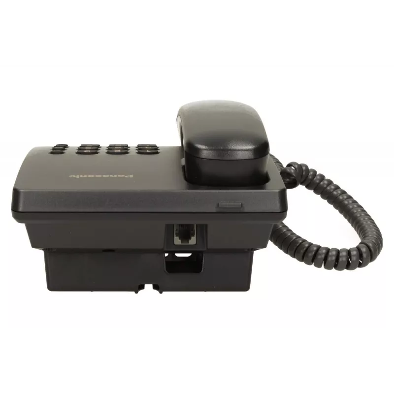 Telefono con filo Panasonic KX-TS500 nero con identificazione chiamante e vivavoce