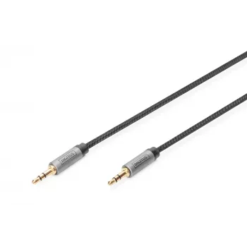Cavo audio Digitus jack 3,5 mm su jack 3,5 mm 1,8 m nero