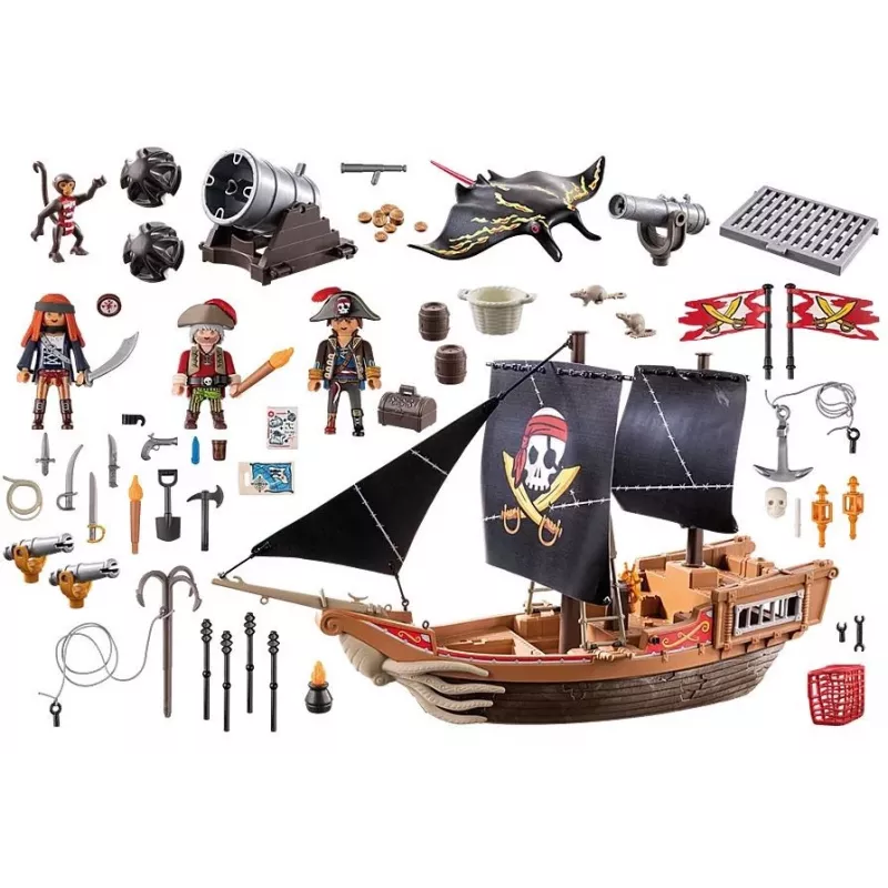 Set di gioco pirati Playmobil 71530 multicolore plastica 4-10 anni