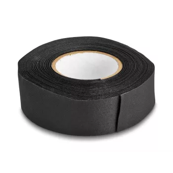 Nastro in tessuto DeLOCK 25 m x 25 mm strappabile autoadesivo nero