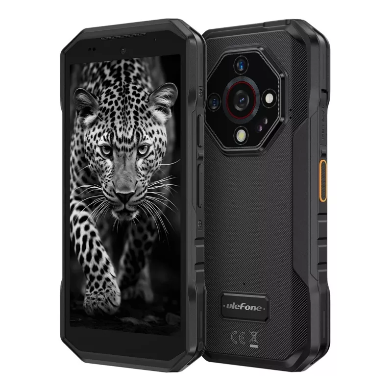 Ulefone Armor X32 UF-AX32/BK smartphone, 5,65 pollici, 6 GB RAM, 128 GB, Android 14, 5500 mAh, Future Black