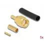 Connettore maschio RP-SMA DeLOCK 90042 per crimpare RG-174 RG-316