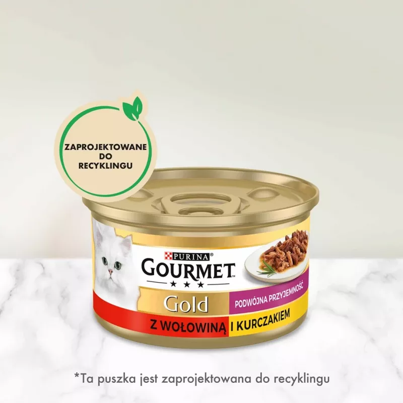 Gourmet Gold - mix di manzo e pollo 85 g