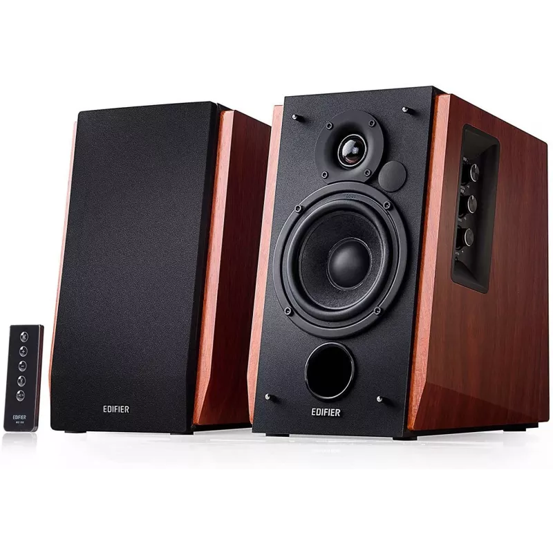 Edifier R1700BTS - diffusori - diffusori da scaffale - wireless - Bluetooth - 66 Watt (totali) (R1700BTS WOOD)