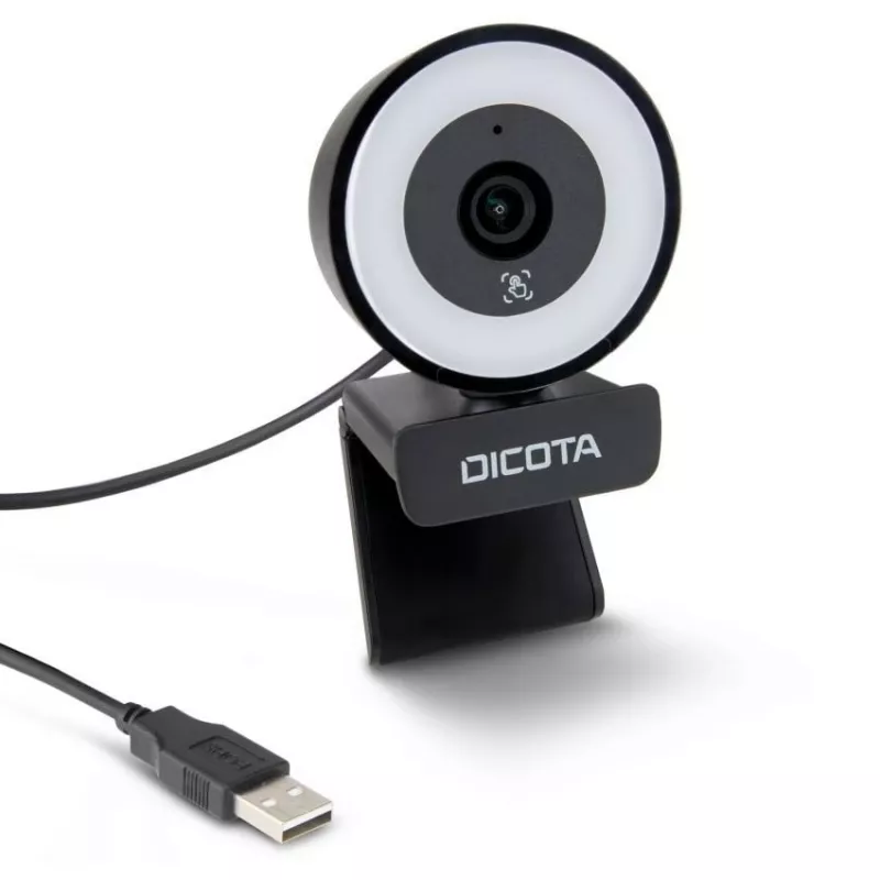 Webcam DICOTA D32066 5 MP 2592 x 1944 pixel USB 2.0 nera