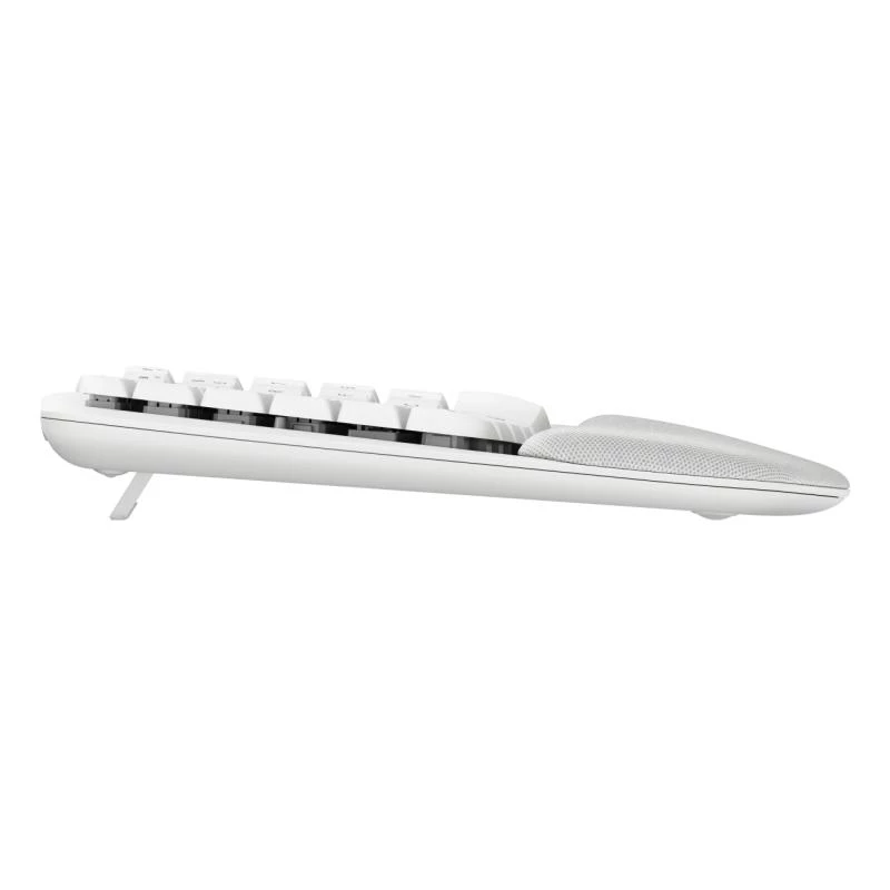 Tastiera Logitech Wave Keys ufficio RF wireless Bluetooth QWERTZ tedesco bianca