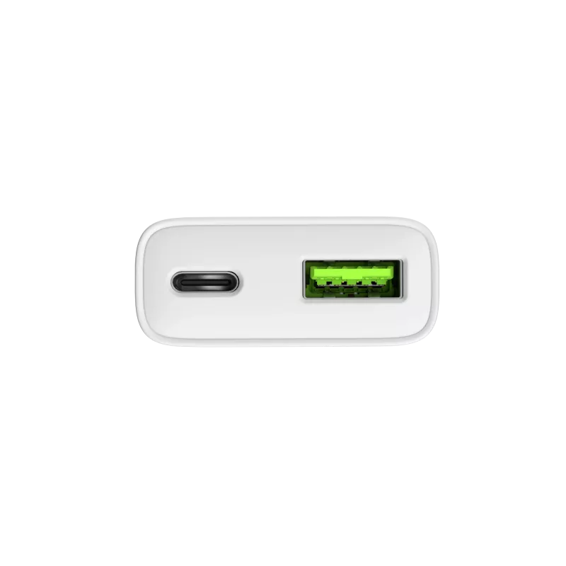 Alimentatore NATEC Ribera NUC-2376 — 1× USB-A, 1× USB-C, uscita 3 A